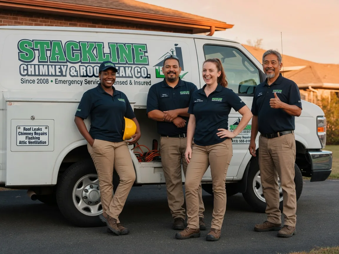 Chimney flashing repair company in Dunlap, IA